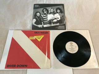 Eddie Van Halen - Diver Down - 1982 Vinyl Record Lp - In Shrink W/hype Ex.