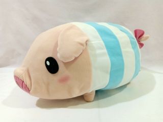 Capcom Monster Hunter Poogie Pig Blue Plush Toy Jumbo Xl 17 " Cushion Banpresto