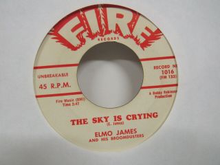 Elmo James - The Sky Is Crying/held My Baby Last Night - Blues - 7 " 45rpm