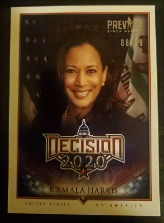 2020 Decision Preview Kamala Harris /10 Leaf Benchwarmer Vice President Senator