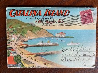 Vintage Catalina Island,  California (9) Postcard Set 1932 Souvenir Folder