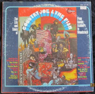 Country Joe & The Fish - The Life And Times.  - 1971 Usa Vanguard Double Lp - Ex