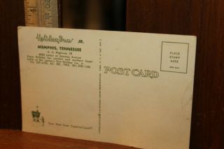 Vintage Postcard Holiday Inn Jr.  Memphis Tennessee 2