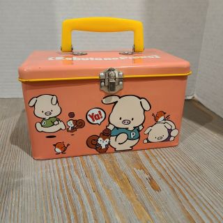 Vintage Sanrio 1994 Kobuta No Pippo Pig Collectible Tin With Handle And Latch