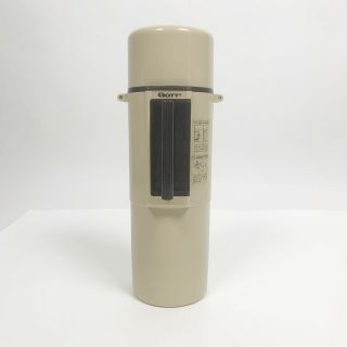 Vintage Gott Beige 1 Qt Thermos Stainless Steel Vacuum Bottle Handle Wall