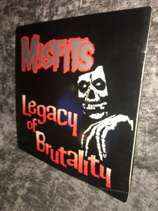 Misfits Legacy Of Brutality Plan9 Pl906 Vinyl Record Lp Horror Punk