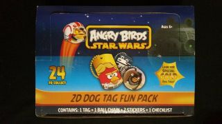 Angry Birds Star Wars Dog Tags Box 24 Packs