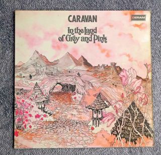 Caravan,  In The Land Of The Grey & Pink,  Orig Uk Deram G/fld Lp Ex/ex,  1st Press