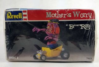 Revell Ed Big Daddy Roth Mothers Worry Hot Rod Monster Model Kit 1996 Rat Fink 3