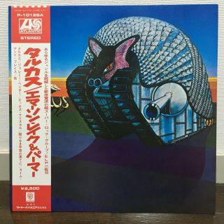 Emerson,  Lake & Palmer Tarkus Japan Issue Lp W/obi,  Insert