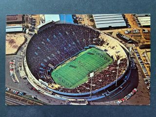 Memphis Memorial Stadium,  State University,  Tn Vintage Chrome Postcard