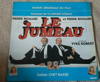 Le Jumeau Soundtrack Vinyl Lp - 1984 - Vladimir Cosma - Rare - Chet Baker Solo