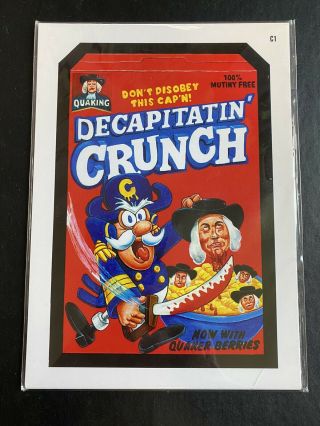 Rare 2015 Topps Wacky Packages Cereal Post Cards Set 5/5 San Diego Comic Con