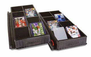2 X Ultra Pro One Touch Toploader Sorting Storage Tray 16 Slots Compartments