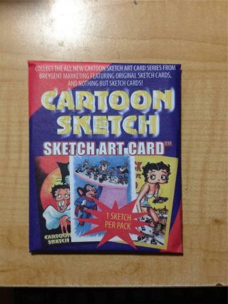 2010 Cartoon Sketch,  Sketch Art Card By Breygent - 1 Pack