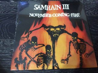 Samhain November Coming Fire Colored Vinyl Misfits Danzig