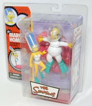 The Simpsons Mcfarlane Treehouse Of Horrors Xv Belly Of The Boss Homer & Marge