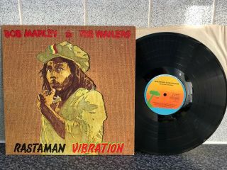 Bob Marley & The Wailers Rastaman Vibration Rare 1976 Island German Press Ex/ex
