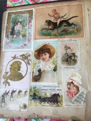 Vintage/Antique Postcard Collectible Book from early 1900s (all pages filled) 2