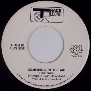 Thunderclap Newman: Something In The Air Track Dj Promo Orig 45 Nm