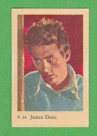 Dutch Gum Card P 34 James Dean
