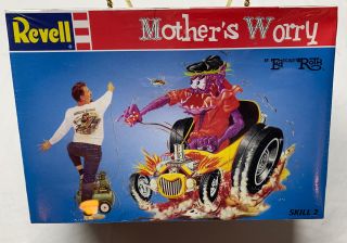 Revell Ed Big Daddy Roth Mothers Worry Hot Rod Monster Model Kit 1996 Rat Fink