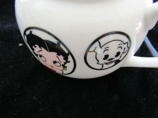 Betty Boop White Tea Pot 3