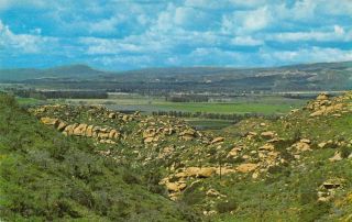 California Simi Valley From Santa Susana Pass Vintage Pc Dd5968