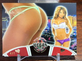 2020 Benchwarmer Vegas Baby Money Maker Butt Traci Bingham Gold Foil 4/7