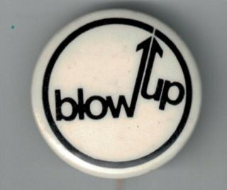 Vintage 1 1/4 " Blow Up Movie Promo Pinback Button