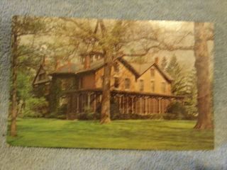 Vintage Postcard The Rutherford B.  Hayes Residence,  Fremont,  Ohio