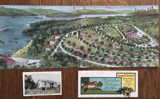 Terra Alta Schroon Lake Ny Adirondack Cabin Vintage 1920 - 30
