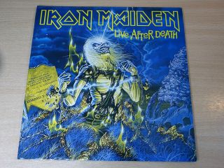 Ex - /ex Iron Maiden/live After Death/1985 Emi 2x Lp Set,  Booklet