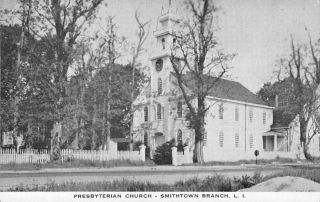 Long Island York Presbyterian Church Smithtown Branch Vintage Pc Dd3648