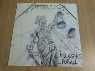 Metallica - And Justice For All - 2lp - Dutch Issue,  Inners - Very Good