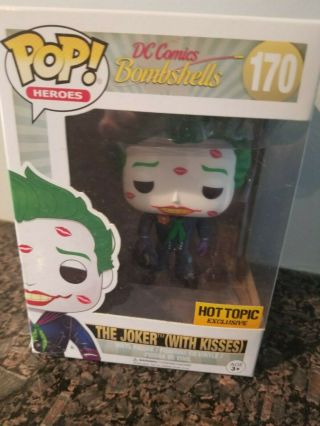 Funko Pop DC Comics The Joker with Kisses 170 Hot Topic Excusive 2