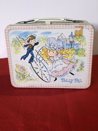 Polly Pal Vintage Metal Lunch Box By Thermos 1974 Leon Jason No Thermos