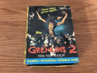Gremlins 2 The Batch 36 Pack Box 1990 (box Not Factory).