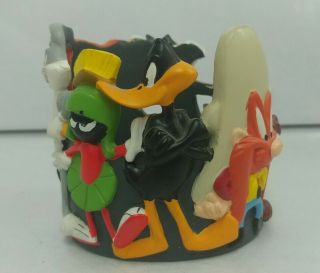 1997 WB Studio Store Looney Tunes Christmas Candle Votive Bugs Daffy Taz Tweety 3