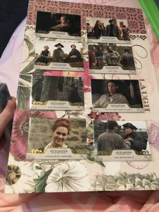 Outlander Season 4 Trading Card Gold Foil Parallel Bundle Of 24 Cards