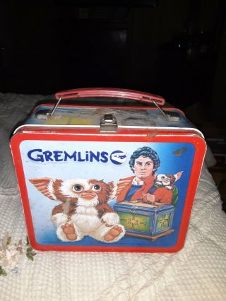 Vintage Gremlins Lunch Box 1984 With Thermos Aladdin Industries Warner Bros Rare