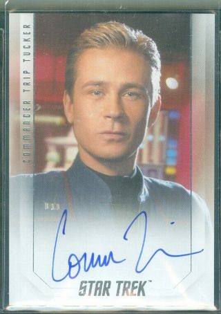 Star Trek Inflexions Connor Trinneer As Commander Trip Tucker Autograph Card