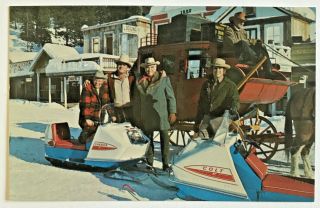 Vintage Postcard Ponderosa Ranch,  “bonanza”,  Incline Village,  Nevada,  U.  S.  A.