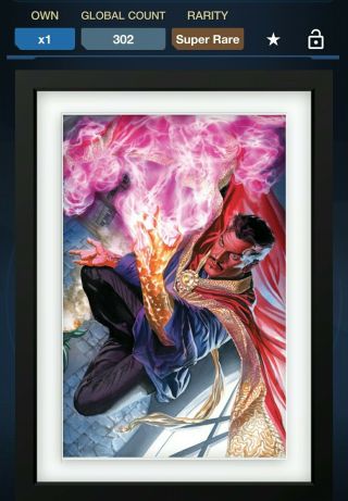Topps Marvel Collect - Digital Alex Ross Art Card Doctor Strange Sr