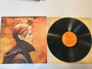 David Bowie Low 1977 1st Press Vinyl Record Pl 12030 Insert & Sticker