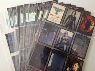 1994 The Crow Official Movie Cards Complete 100 Cards,  Some Chase,  C2 - C6