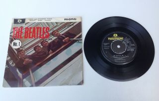 The Beatles No.  1 Ep 7 Inch Vinyl Record Parlophone 8883