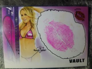 2011 Benchwarmer Michelle Baena Authentic Kiss Card