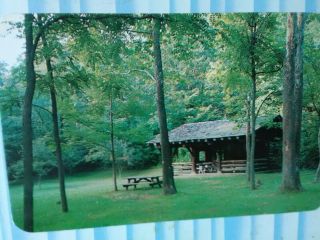 Vintage Photo Post Card Blue Rock State Reserve Blue Rock Ohio