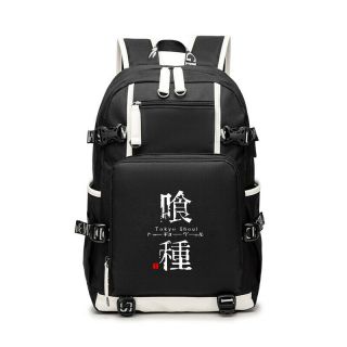 Anime Tokyo Ghoul Backpack Usb Port School Bag Boys Girls Laptop Shoulder Bags